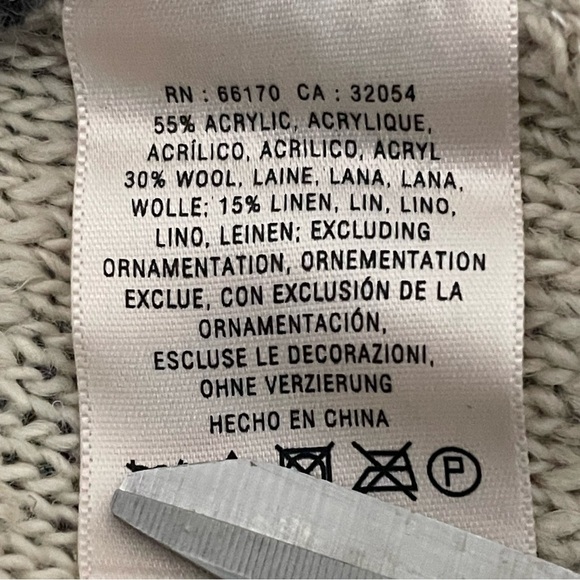 Anthropologie Sparrow Striped Black and Tan Women's Skirt size LP - Picture 4 of 4